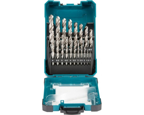 Набор сверл по металлу MAKITA D-67549 hss-g, 19 шт. (1-10мм, шаг 0.5мм)