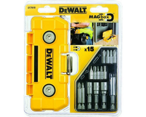 Набор насадок DeWALT MAGBOX 15шт Extreme DT 7918-QZ DT7918-QZ