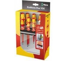 Набор отверток диэлектрических WERA Kraftform Plus 100 WE-006148 160I/165I/7 SATZ 7TLG. WE-006148