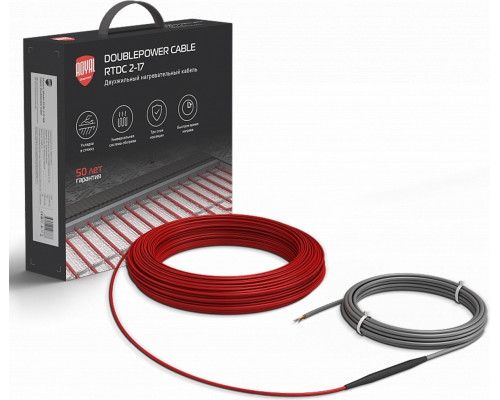 Нагревательный кабель ROYAL THERMO Doublepower Cable RTDC 2-17-300 комплект НС-1599075