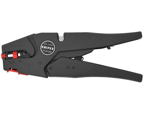 Съемник изоляции диэлектрический KNIPEX 1240200SB 200 мм самонастраивающийся со сменными ножами KN-1240200SB