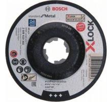 Шлифовальный круг по металлу X-LOCK BOSCH 115х6х22.2 мм A 24 P BF Standart for Metal 2608619365