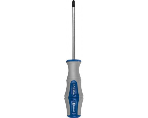 Отвертка крестовая Кобальт 646-331 ultra grip ph-1х100 мм cr-v, двухкомпонентная руко