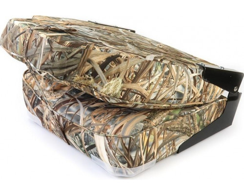 Кресло складное с мягкими накладками SKIPPER камуфляж осень (пластик) SK75107CAMO