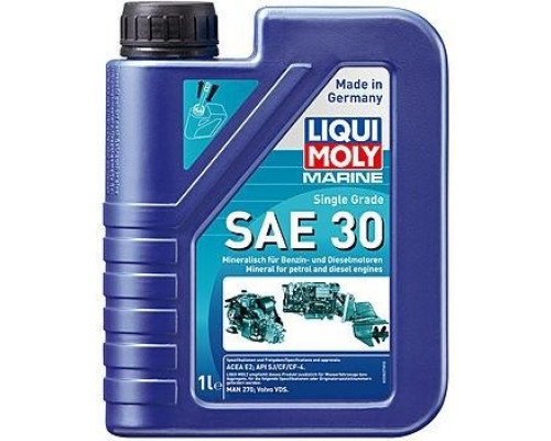 Масло моторное LIQUI MOLY SAE 30 Marine Single Grade 30 1 л 25065 25065