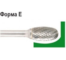 Бор-фреза по металлу D.BOR форма Е овал 12,7*22,0/67,0 хв. 6 мм 9f-14127k02d W-040-9F-14127K02D