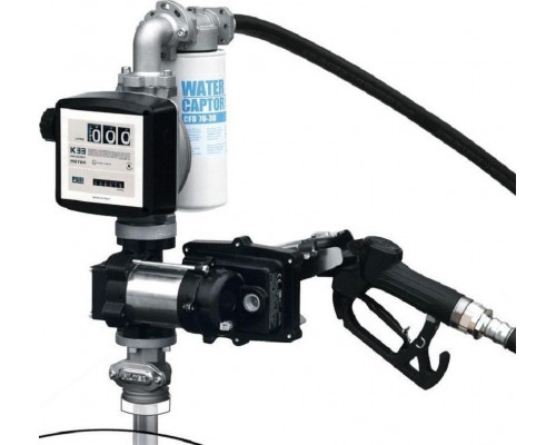 Бочковой комплект для перекачки бензина PIUSI Drum EX50 12V ATEX