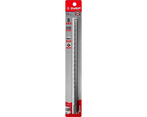 Бур SDS-plus ЗУБР МАСТЕР 8х310 мм 29315-310-08
