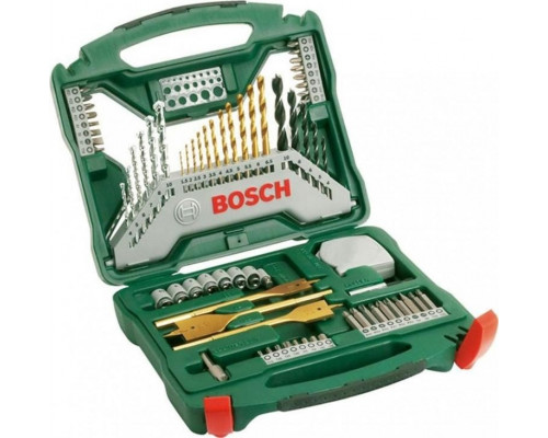 Набор оснастки универсальный BOSCH X-Line 70 предметов + плоскогубцы 2607017197