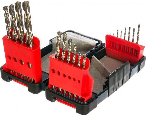 Набор сверл по металлу BOSCH HSS-G 18 шт ToughBox D1-10 2607019578