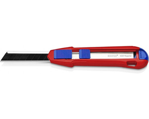 Нож универсальный KNIPEX CutiX 165 мм, с отламывающимися лезвиями 18 мм, 9010165BK