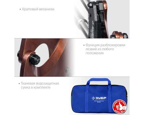 Ножницы секторные ЗУБР ПРОФЕССИОНАЛ нс-100t 23353-100