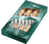 Набор отверток с деревянной ручкой WERA 930/935/6 SATZ 6TLG. WE-018251 WE-018251