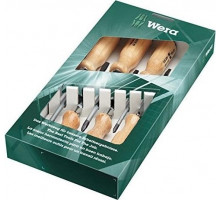 Набор отверток с деревянной ручкой WERA 930/935/6 SATZ 6TLG. WE-018251 WE-018251