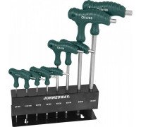 Набор ключей шестигранных JONNESWAY H10MB08S с шаром 2-10мм, 8 предметов 048068