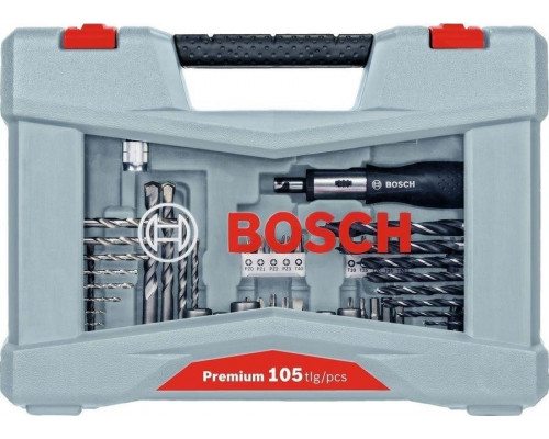 Набор оснастки универсальный BOSCH Premium Set 105 предметов 2608P00236