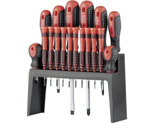 Набор отверток MATRIX fusion на подвесной полке 18 шт., crv// 11452