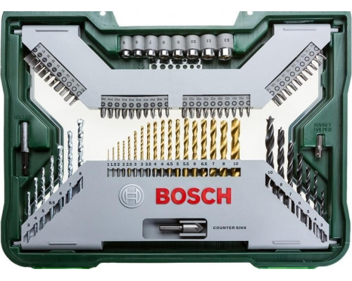 Набор оснастки универсальный BOSCH X-Line TITANIUM 100 предметов 2607019330