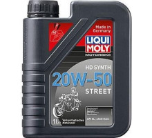 Масло для мотоциклов LIQUI MOLY SAE 20W50 Motorbike HD Synth Street 1 л 3816 синтетическое 3816