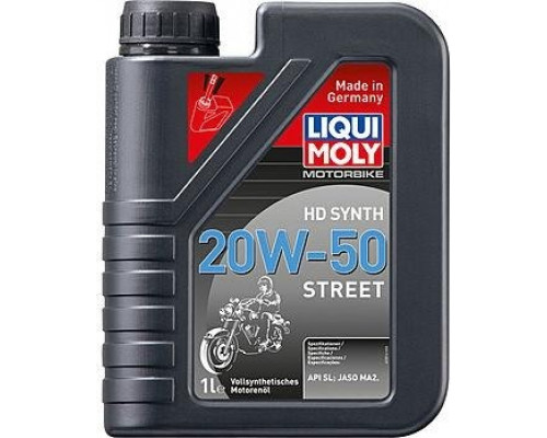 Масло для мотоциклов LIQUI MOLY SAE 20W50 Motorbike HD Synth Street 1 л 3816 синтетическое 3816