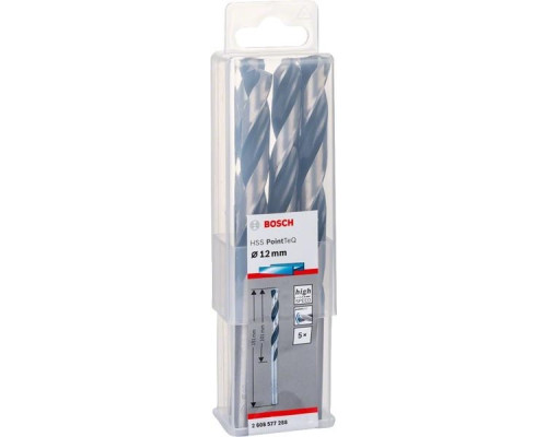 Сверло по металлу BOSCH HSS PointTeQ 12 мм 5шт 2608577288