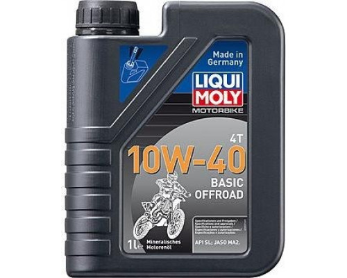Масло для мотоциклов LIQUI MOLY SAE 10W40 Motorbike 4T Basic Offroad 1 л 3059 3059
