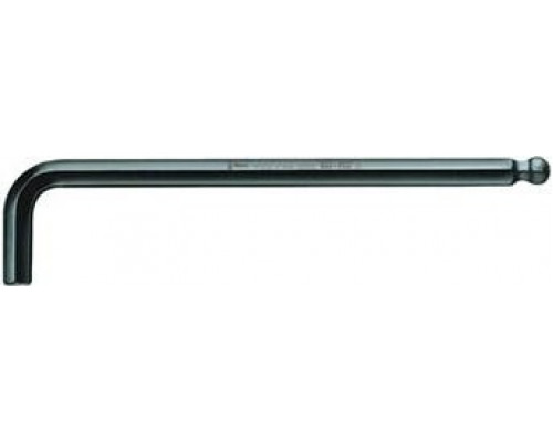 Ключ шестигранный WERA L-образный BlackLaser со сферической головкой 950 PKL BM SW 12.0 мм