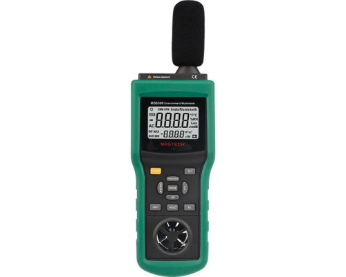 Тестер окружающей среды MASTECH MS6300 многофункциональный, 13-1250