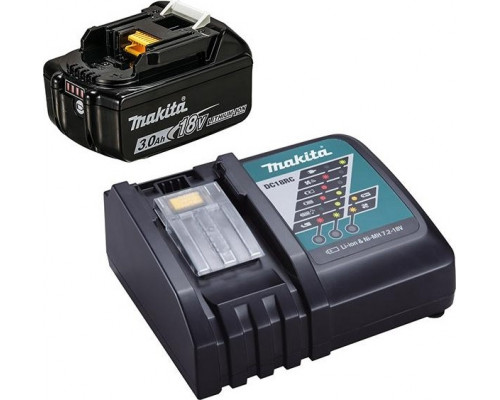 Набор АКБ и ЗУ MAKITA 18.0В 3,0 Ач Li-ion BL1830B/DC18RC (1шт.) 191A25-2 191A25-2
