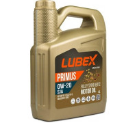 Масло моторное Lubex PRIMUS SJA 0W20 4 л. синтетическое L034-1331-0404