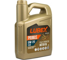 Масло моторное Lubex PRIMUS SJA 0W20 4 л. синтетическое L034-1331-0404