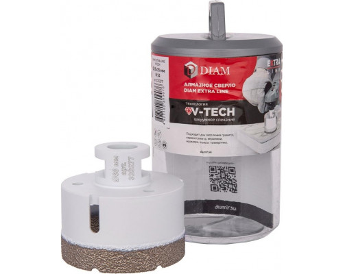 Сверло алмазное DIAM 68x35xМ14 Extra Line V-TECH 320277