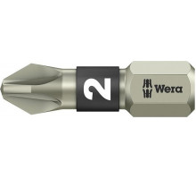 Бита для заворачивания, нержавеющая сталь WERA 3855/1 TS PZ 2, 25 мм WE-071021 WE-071021