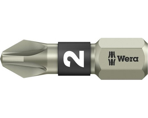 Бита для заворачивания, нержавеющая сталь WERA 3855/1 TS PZ 2, 25 мм WE-071021 WE-071021