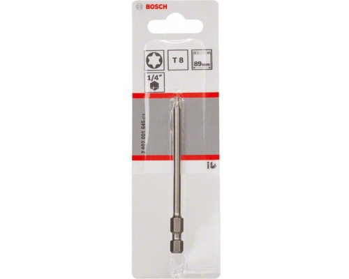 Бита для заворачивания BOSCH Extra Hard 89 мм T8 2607001646
