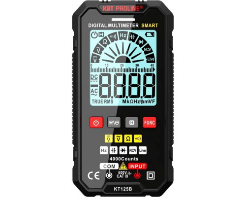 Мультиметр цифровой КВТ SMART KT 125В PROLINE 86325