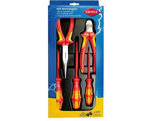 Набор диэлектрического инструмента KNIPEX 002013 1000 V, 5 предметов KN-002013