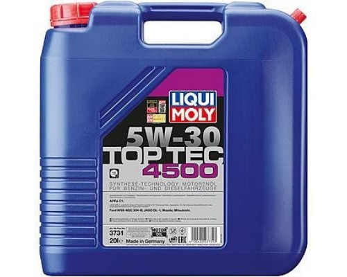 Масло моторное LIQUI MOLY SAE 5W30 Top Tec 4500 20 л 3731 3731