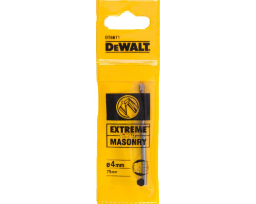 Сверло по бетону DeWALT 4 х 50 / 75 мм Extreme DT6671-XJ DT6671-XJ