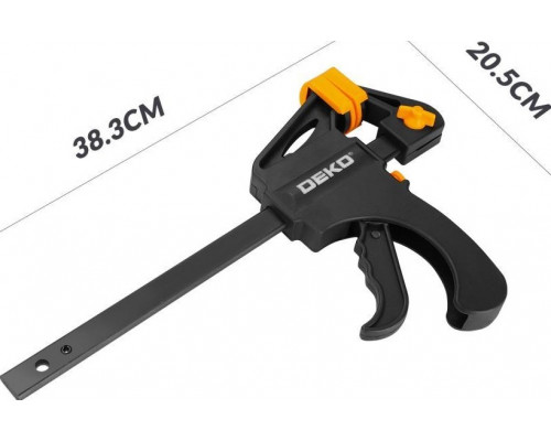 Струбцина быстрозажимная DEKO CL01, 200 мм, 065-0554