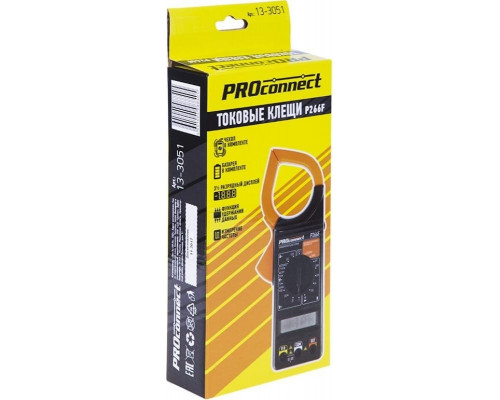 Клещи токоизмерительные Proconnect P266F токовые 13-3051
