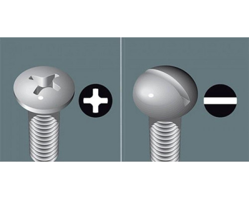 Набор отверток WERA Kraftform Plus Серия 900 932/6 SATZ 6TLG. WE-018282 WE-018282