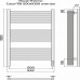 Полотенцесушитель ROYAL THERMO Casa П18 500х1000 электро (встроен. диммер) НС-1434008