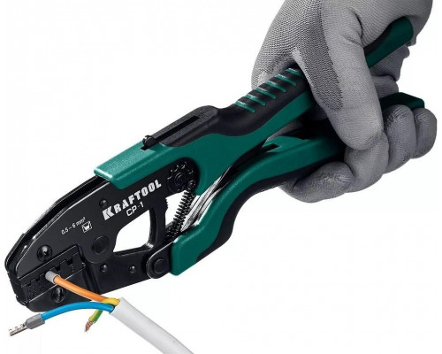 Пресс-клещи KRAFTOOL CP-1 для втулочных наконечников 0.5-6 мм.кв, 45461-1