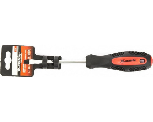 Отвертка шлицевая MATRIX Anti-Slip 6.0 х 100 мм 12220