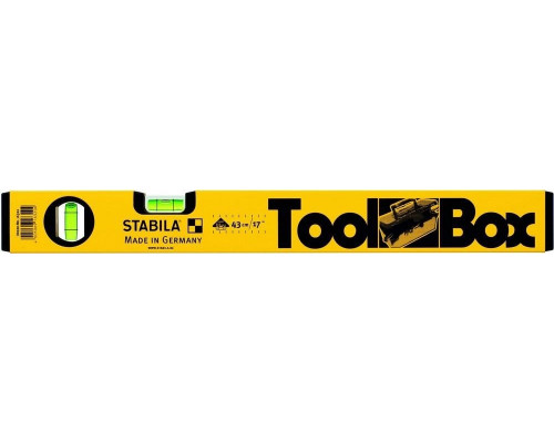 Уровень строительный STABILA тип 70 Toolbox, 43 см