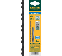 Полотно для пил по дереву KRAFTOOL Pro Cut 15340-05 с двойным зубом, 130мм, 6шт. 15340-05