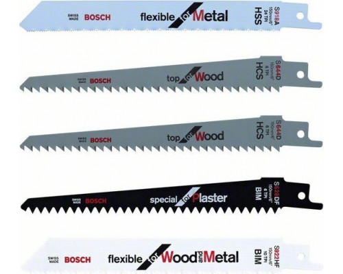 Набор сабельных полотен BOSCH F016800307 5 шт. F016800307