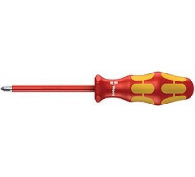Отвертка диэлектрическая WERA Kraftform Plus 100 VDE 1000 V 165i PZ1 х 150 мм WE-006163 WE-006163