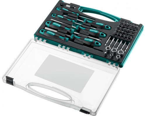 Набор отверток KRAFTOOL X-Drive-50 и насадок, 50 шт. 25815